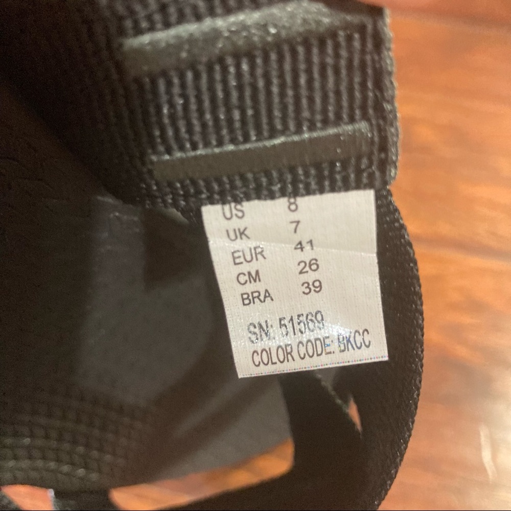 Skechers Melbo Sandals Mens 8 51569 Black Charcoal Memory Foam Lightweight - Picture 4 of 5